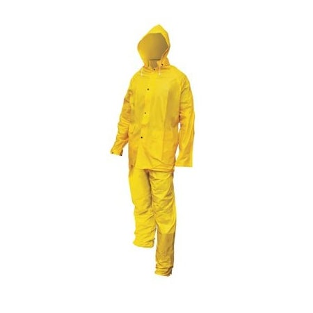Sas Safety RAINSUIT L PVC LT WT SA6813